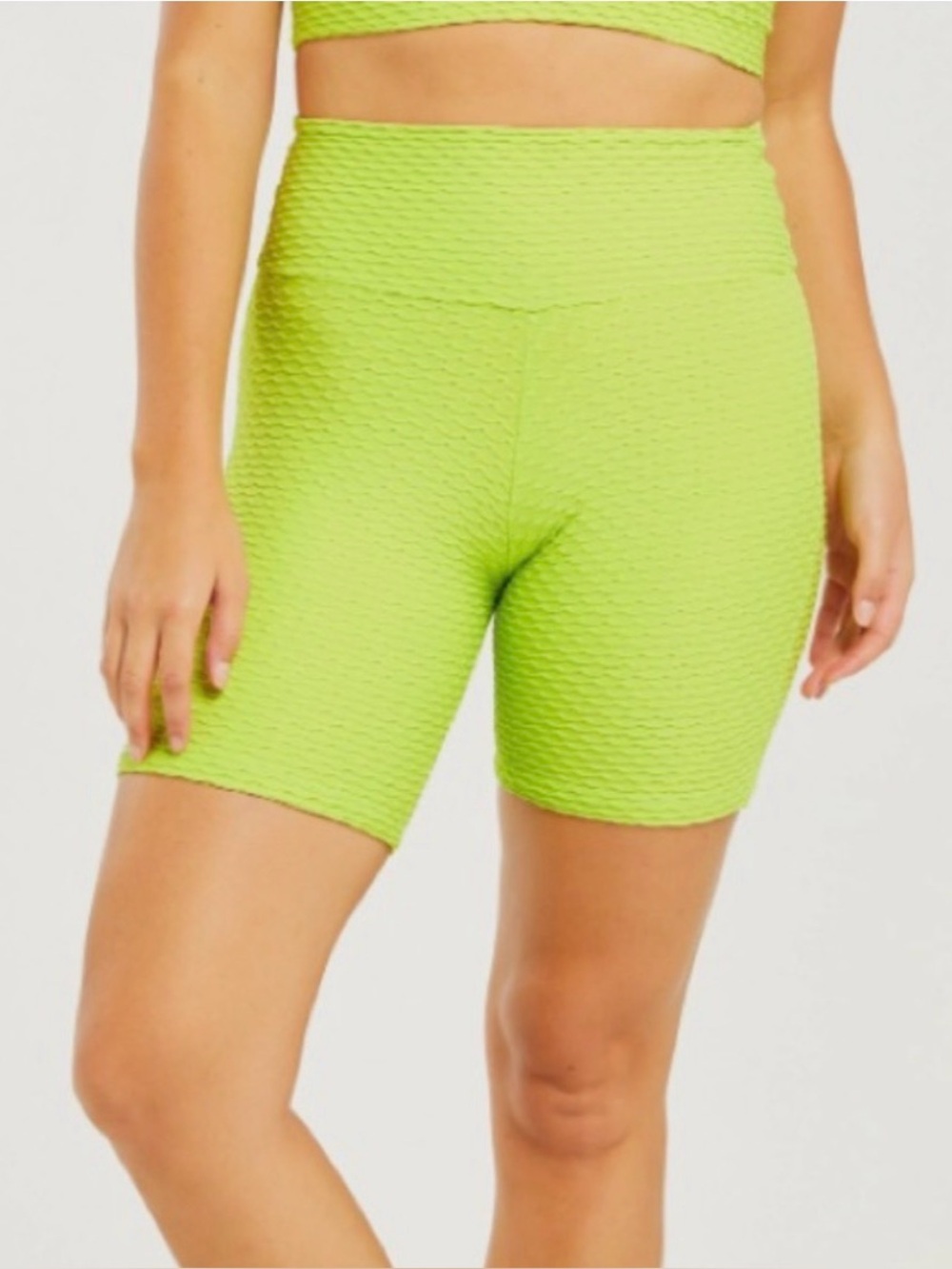 Booty By Brabants Neon Croco Skin Bike Shorts